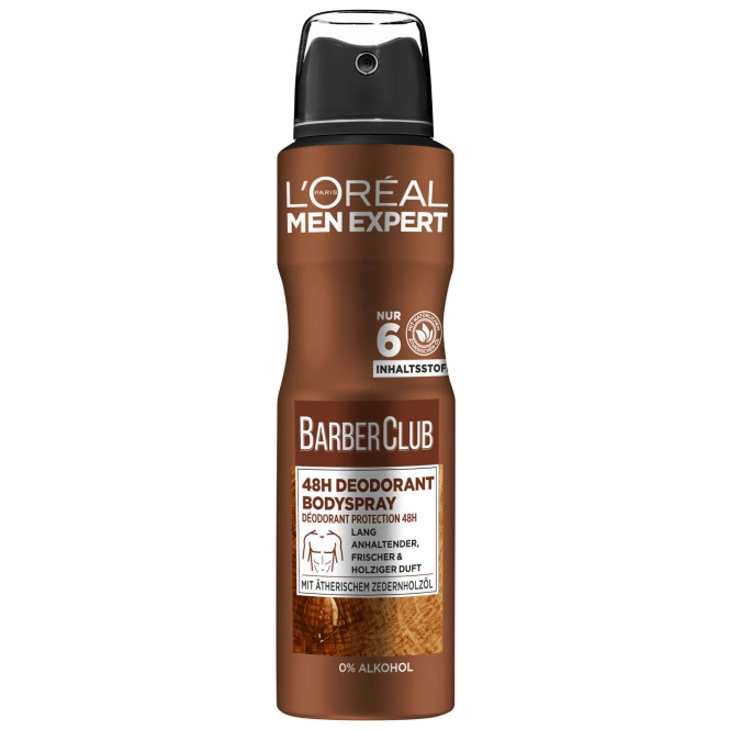 L'Oréal Men Expert Barber Club 48H Deodorant Bodyspray 150ML