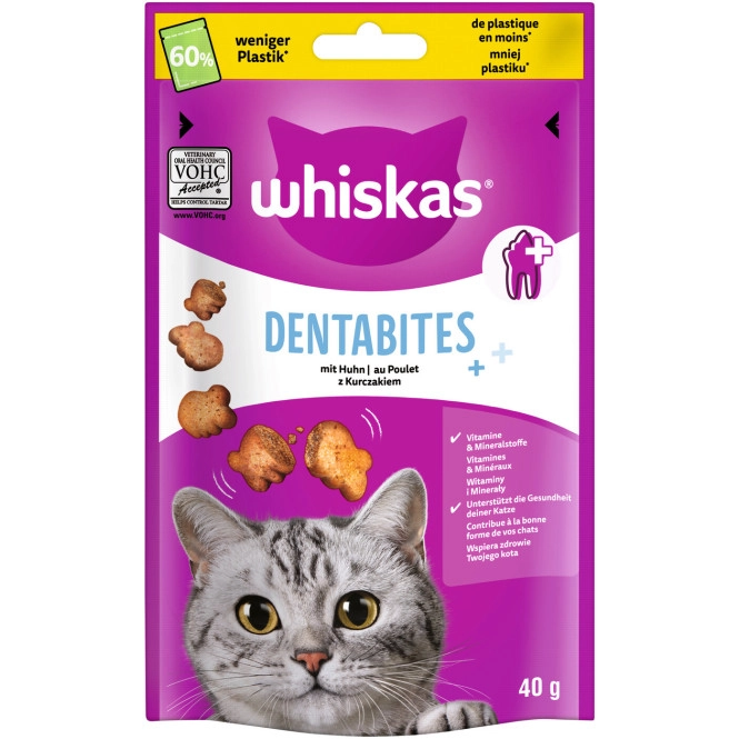 Whiskas Dentabites mit Huhn 40G