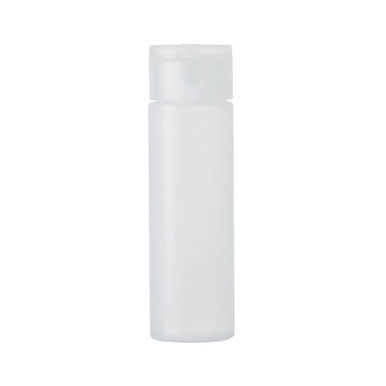 Flasche aus PET mit Klappverschluss, matt, 50 ml
