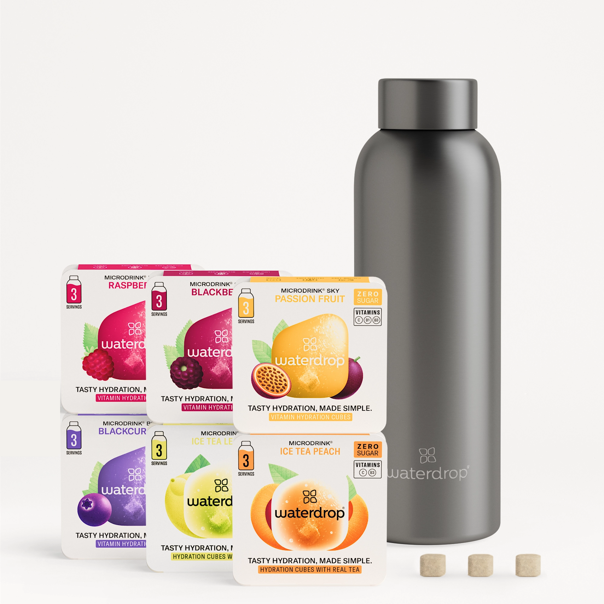 Starter Set Microdrink Metal Thermo Steel