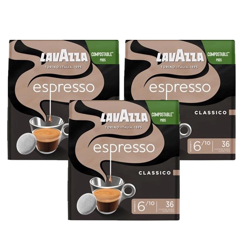 Lavazza - Espresso Classico - 3x 36 pads