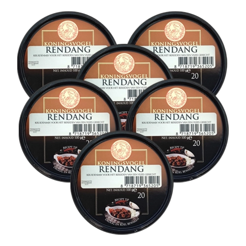 Koningsvogel - Rendang - 6x 100g