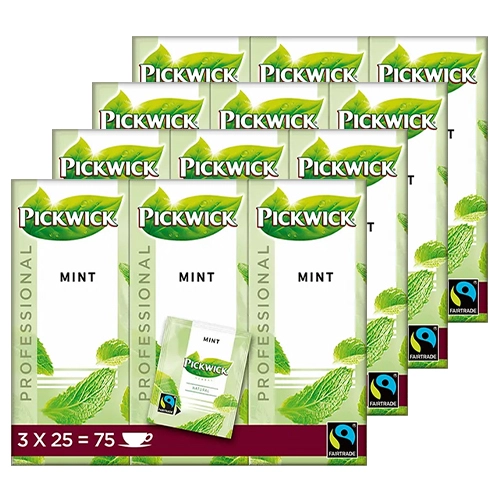 Pickwick - Professional Minze - 4x (3x 25 Teebeutel)