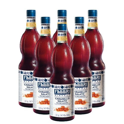 Fabbri - Mixybar Salted Caramel Sirup - 6x 1ltr