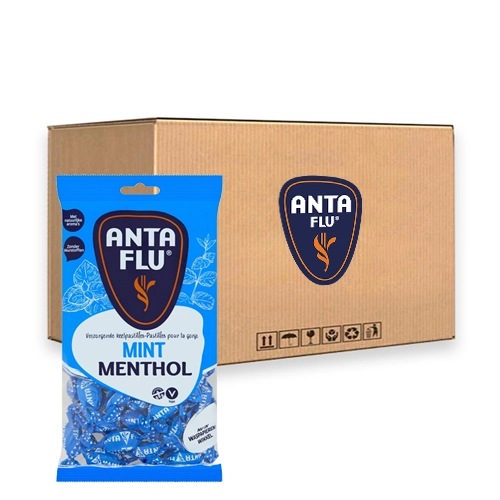 Anta Flu - Hustenbonbons Minze Menthol - 12x 275g