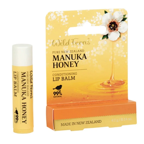 Wild Ferns - Manuka-Honig pflegender Lippenbalsam - 4,2g