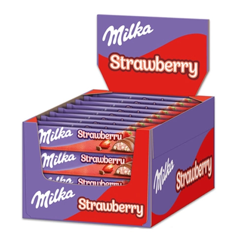 Milka - Erdbeer Riegel - 36 Riegeln