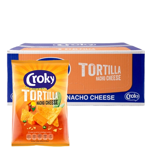 Croky - Tortilla Nacho Cheese - 20 Mini Beutel