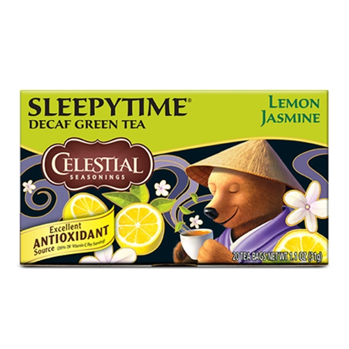 Celestial Seasoning - Sleepytime Decaf Grüner Tee Zitrone Jasmin - 20 Teebeutel