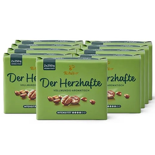 Tchibo - Der Herzhafte Gemahlener kaffee - 9x 500g (2x 250g)