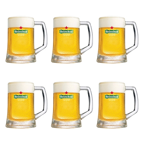 Heineken - Bierkrug 500ml - 6 stück