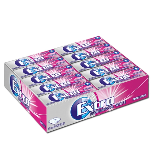 Wrigley&apos;s - Extra Professional White Bubblemint - 30x 10er