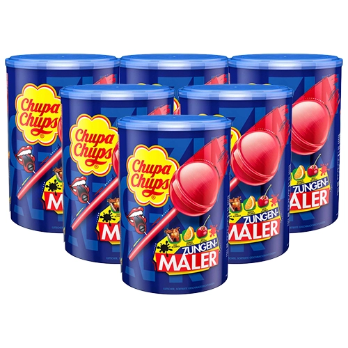 Chupa Chups - Lutscher Zungenmaler - 6x 100er
