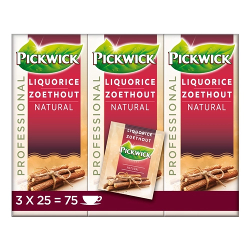 Pickwick - Professional Süßholz - 3x 25 Teebeutel