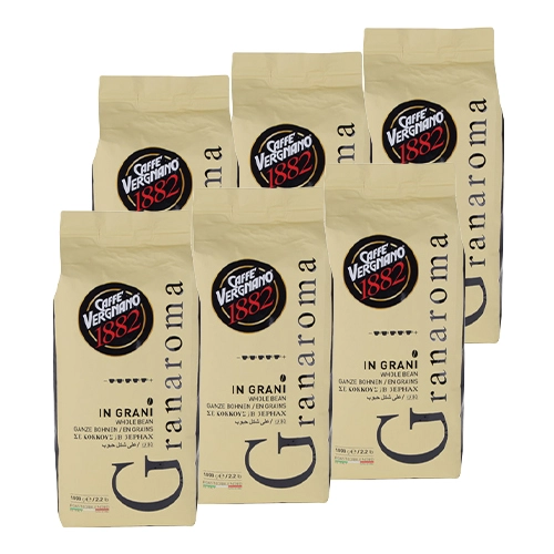 Caffè Vergnano 1882 - Gran aroma Bohnen - 6x 1kg