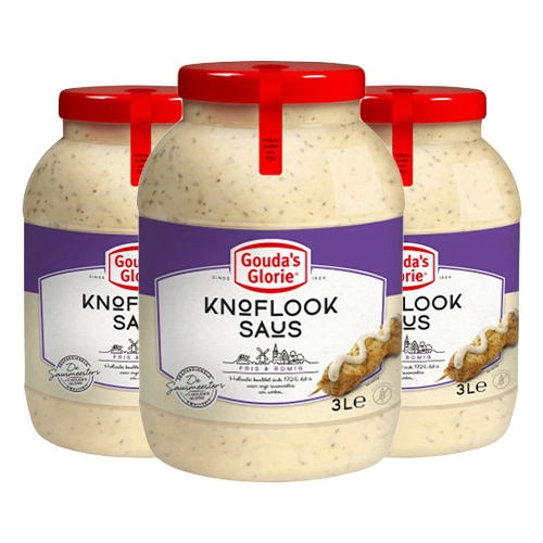 Gouda&apos;s Glorie - Knoblauch Sauce - 3x 3 ltr