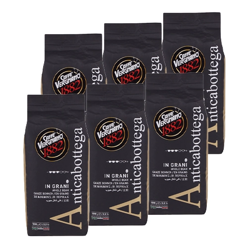 Caffè Vergnano 1882 - Antica bottega Bohnen - 6x 1kg