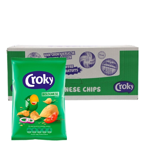 Croky - Bolognese Chips - 20 Mini Beutel