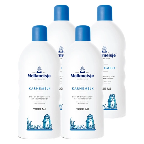 Melkmeisje - Bade- und Duschcreme Buttermilch - 4x 2ltr