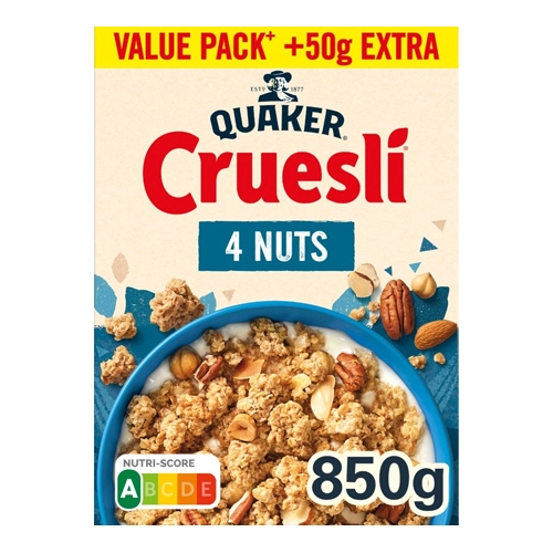 Quaker - Cruesli 4 Nüsse - 850g