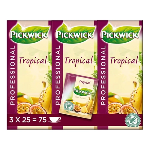 Pickwick - Professional Tropische Früchte - 3x 25 Teebeutel
