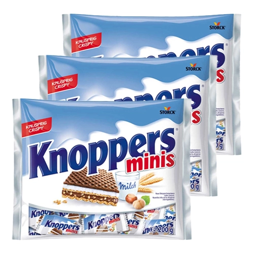 Knoppers - Minis - 3x 200g