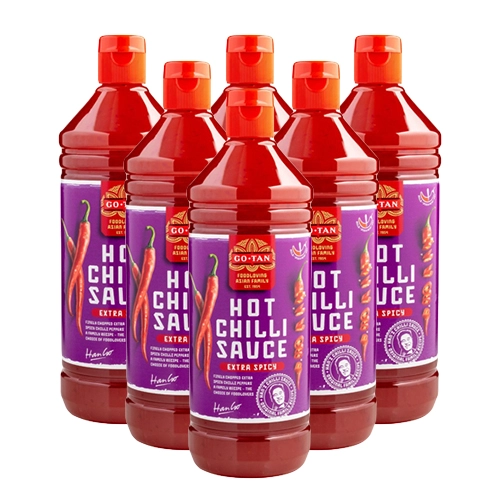 Go-tan - Hot Chilli Sauce - 6x 1ltr