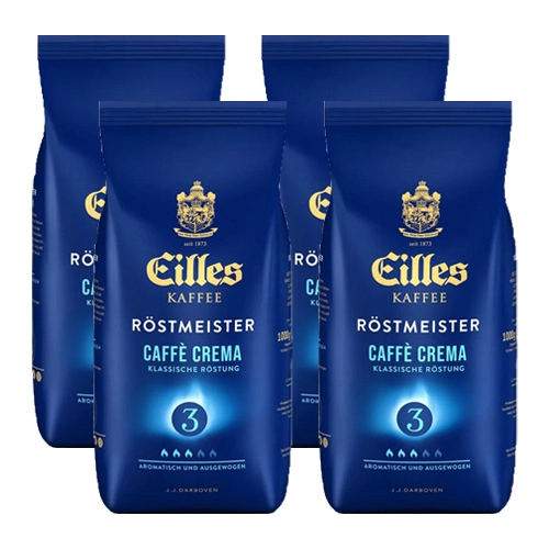 Eilles - Röstmeister Caffé Crema Bohnen - 4x 1kg
