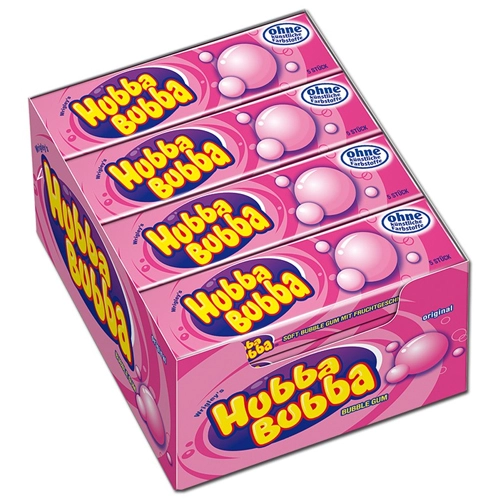 Wrigley&apos;s - Hubba Bubba Bubble Gum Fancy Fruit - 20x 5er