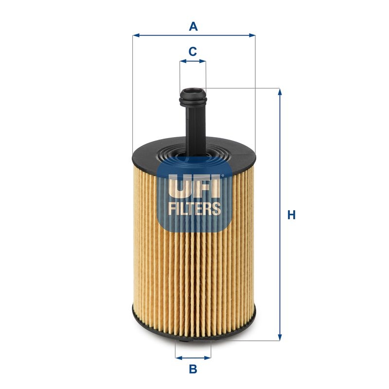 UFI Ölfilter 25.023.00 Motorölfilter,Filter für Öl VW,AUDI,FORD,Golf IV Schrägheck (1J1),Golf V Schrägheck (1K1),POLO (9N_),TOURAN (1T1, 1T2)