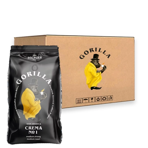 Gorilla - Crema No.1 Bohnen - 12x 1kg