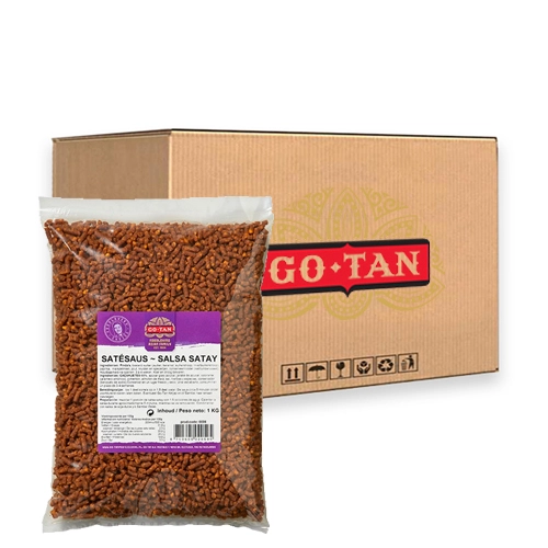 Go-Tan - Satay-Sauce (Getreide) - 12x 1kg