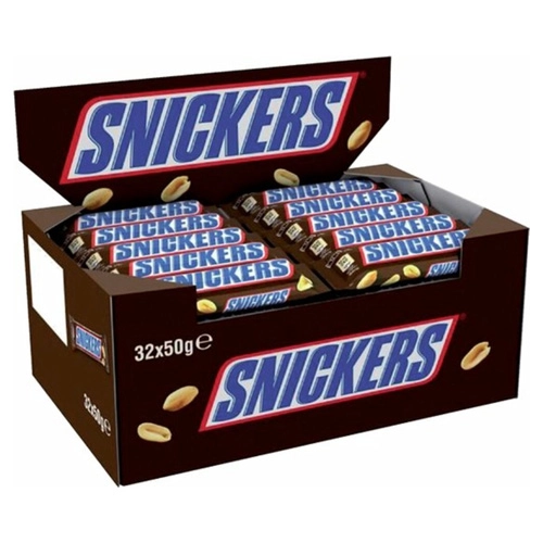 Snickers - Schokoladenriegel (Single) - 32 Riegel