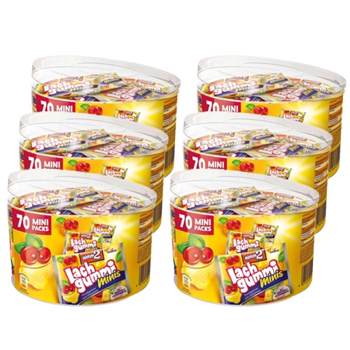 Nimm2 - Lachgummi Minis - 6x 70er