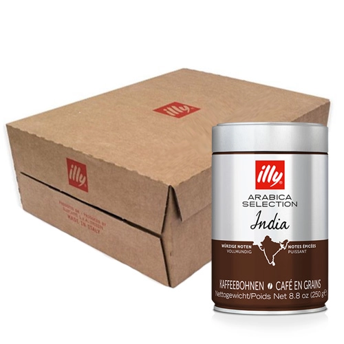 Illy - Arabica Selection Indien Bohnen - 6x 250g