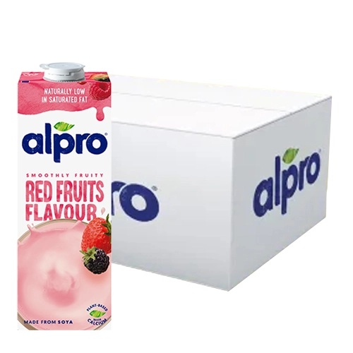 Alpro - Sojadrink Rote Früchte - 4x 1ltr