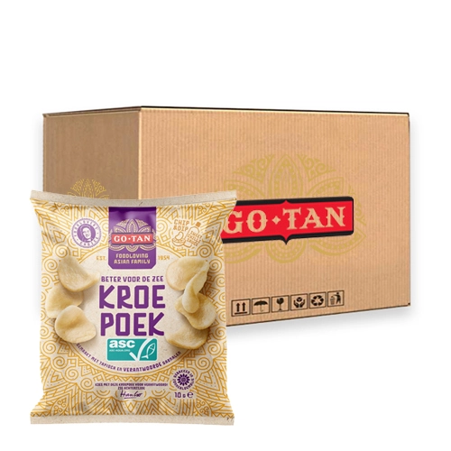 Go-Tan - Kroepoek (Krabbenchips) - 100 Mini Beutel