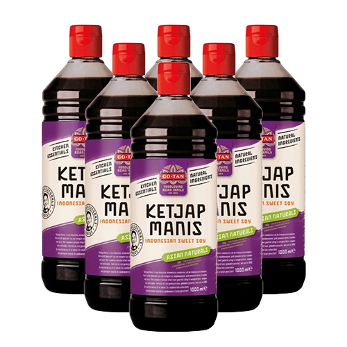 Go-tan - Ketjap Manis (Süße Sojasauce) - 6x 1ltr