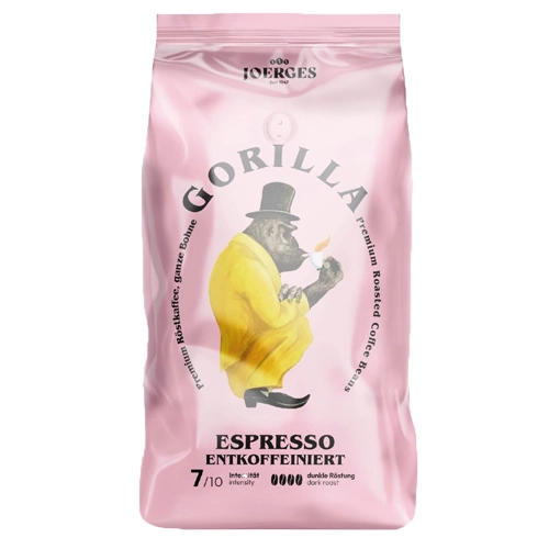 Gorilla - Espresso Entkoffeiniert Bohnen - 1kg