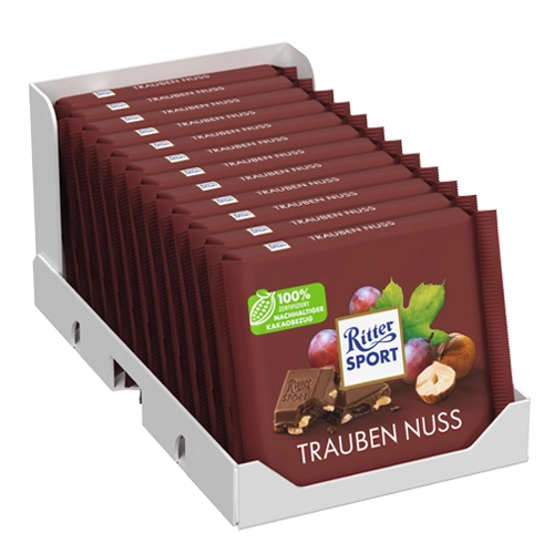 Ritter Sport - Trauben Nuss - 12x 100g