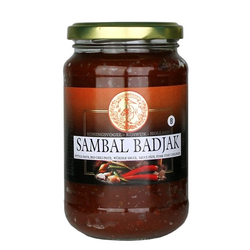 Koningsvogel - Chilipaste/Sambal Badjak - 375 g