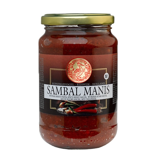 Koningsvogel - Chilipaste/Sambal Manis - 6x 375g