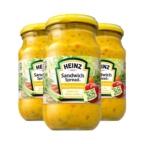 Heinz - Sandwich Spread Scharfes Gemüse - 3x 303g