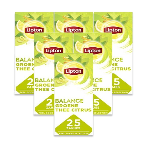 Lipton - Feel good selection Grüntee Zitrone - 6x 25 Teebeutel