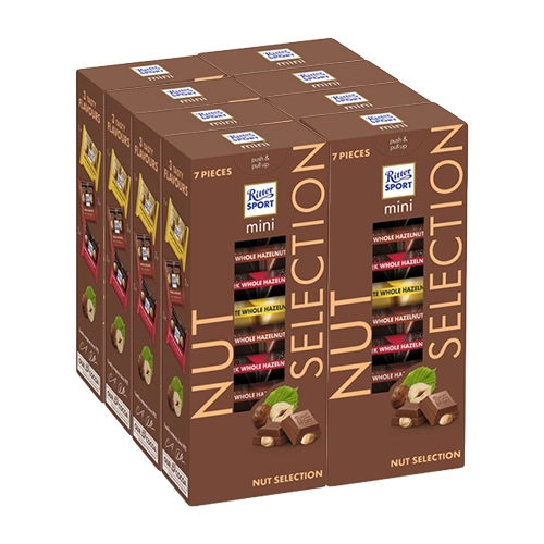 Ritter Sport - Mini Nuss Mix Turm - 8x 116g