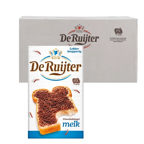 De Ruijter -Vollmilchschokolade Streusel - 6x 390g