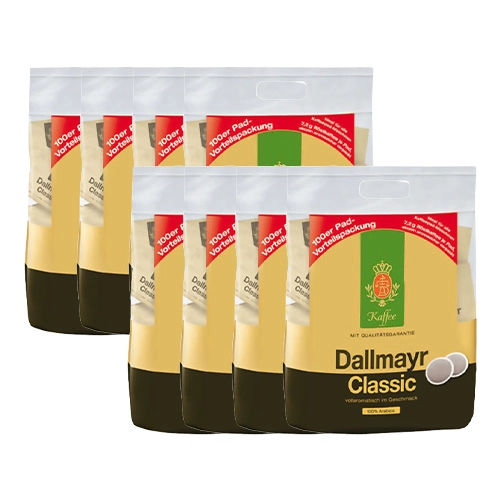 Dallmayr - Classic Megabeutel - 8x 100 pads