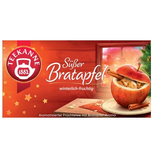 Teekanne - Süßer Bratapfel (Winter tee) - 20 Teebeutel