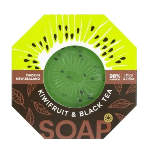 Wild Ferns - Kiwifruit & Schwarzer Tee Seife - 115g