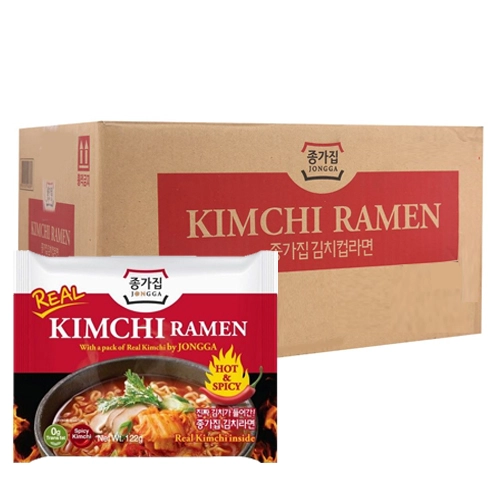 Jongga - Kimchi Ramen - 12 Stück